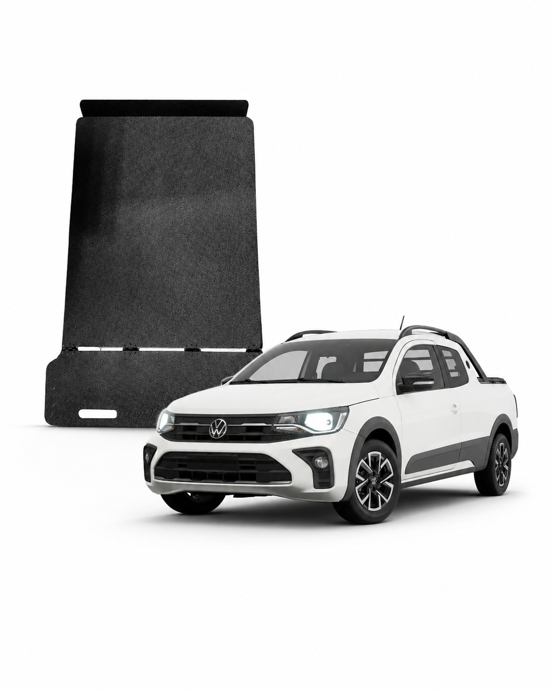 Protetor de Caçamba Puxa e Empurra — VW Saveiro